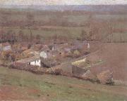 Claude Monet A Bird-s-eye View Giverny oil